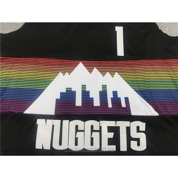 Camiseta Denver Nuggets Michael Porter JR. #1 Ciudad Negro